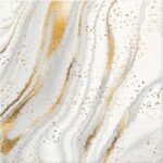 Decoupage Paper Napkins - Golded Marble