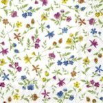 Decoupage Paper Napkins - Happy Flowers Blue Yellow