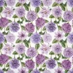 Decoupage Paper Napkins - Dahlias In Bloom