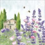 Decoupage Paper Napkins - Lavender Meadow