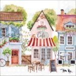 Decoupage Paper Napkins - Cottages