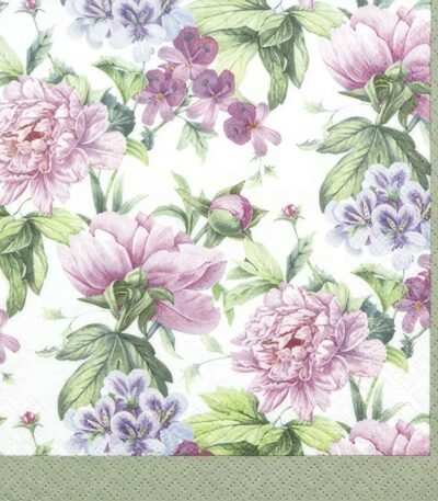 Decoupage Paper Napkins - Botanical Romance