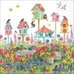 Decoupage Paper Napkins - Birdhouses