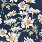 Decoupage Paper Napkins - Beautiful Daisies Blue