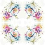 Decoupage Paper Napkins - Watercolour Pastel Flowers