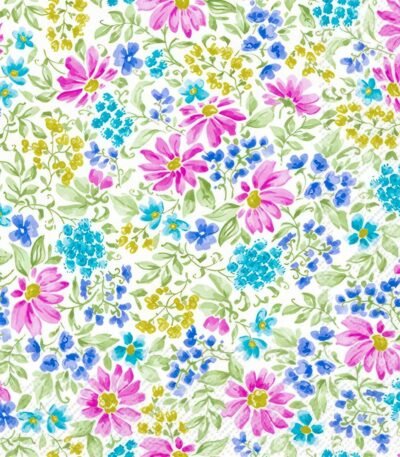 Decoupage Paper Napkins - Nina White