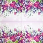 Decoupage Paper Napkins - Crocus Light Rose