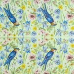 Decoupage Paper Napkins - Spring Blooms Light Green