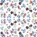 Decoupage Paper Napkins - Alpine Flowers Green