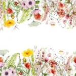 Decoupage Paper Napkins - Field Of Flowers