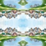 Decoupage Paper Napkins - Mountain Valley Blue
