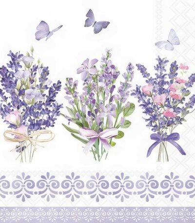 Decoupage Paper Napkins - Lovely Lavender