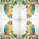 Decoupage Paper Napkins - Exotic Parrot