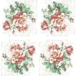 Decoupage Paper Napkins - Subtle Classic Roses
