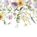 Decoupage Paper Napkins - Spring Flowers Garland
