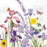 Decoupage Paper Napkins - Iris Garden