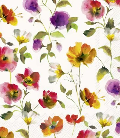 Decoupage Paper Napkins - Flowers Of Summer