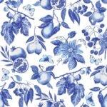 Decoupage Paper Napkins - Blue Toile