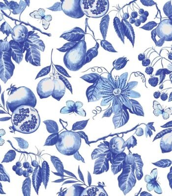Decoupage Paper Napkins - Blue Toile