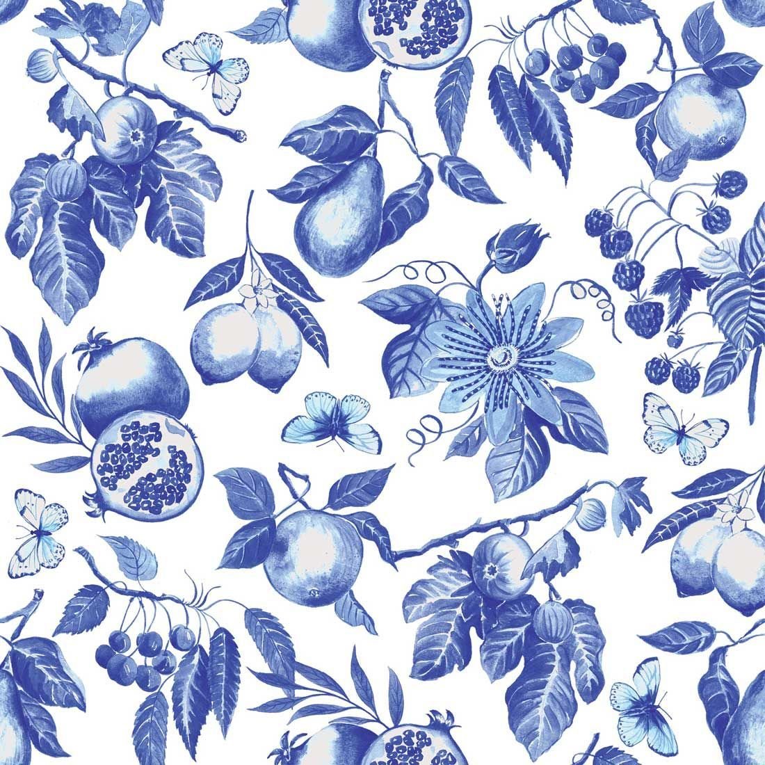 Decoupage Paper Napkins - Blue Toile - The Tissue Store Decoupage Paper Napkins - Blue Toile
