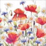 Decoupage Paper Napkins - Poppies And Cornflowers