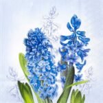 Decoupage Paper Napkins - Hyacinth Blue