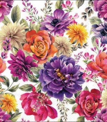 Decoupage Paper Napkins - Anne White