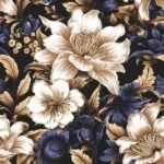 Decoupage Paper Napkins - Decorative Flower Wallpaper