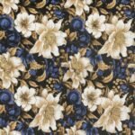 Decoupage Paper Napkins - Decorative Flower Wallpaper