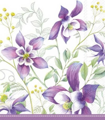 Decoupage Paper Napkins - Lilac Summertime