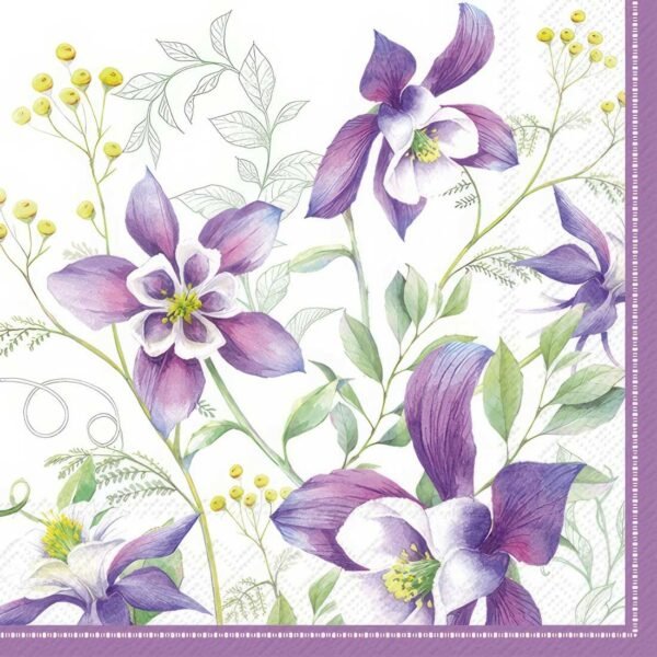 Decoupage Paper Napkins - Lilac Summertime
