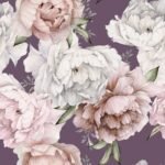 Decoupage Paper Napkins - Peonies On Lilac
