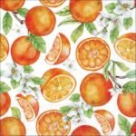 Decoupage Paper Napkins - Juicy Oranges
