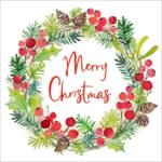 Decoupage Paper Napkins - Aquarellkranz