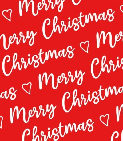 Decoupage Paper Napkins - Christmas Allover Rot