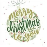 Decoupage Paper Napkins - Merry To You
