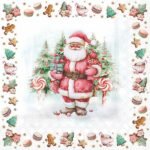 Decoupage Paper Napkins - Santa Sweets