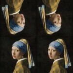 Decoupage Paper Napkins - Girl With A Pearl Earring - Image 2