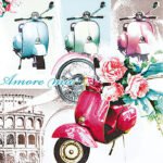 Decoupage Paper Napkins - Vespa Di Roma