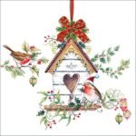 Decoupage Paper Napkins - X-Mas Birdhouse