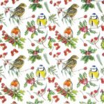 Decoupage Paper Napkins - Birds in winter - Image 2