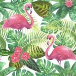 Decoupage Paper Napkins - Tropical Flamingo