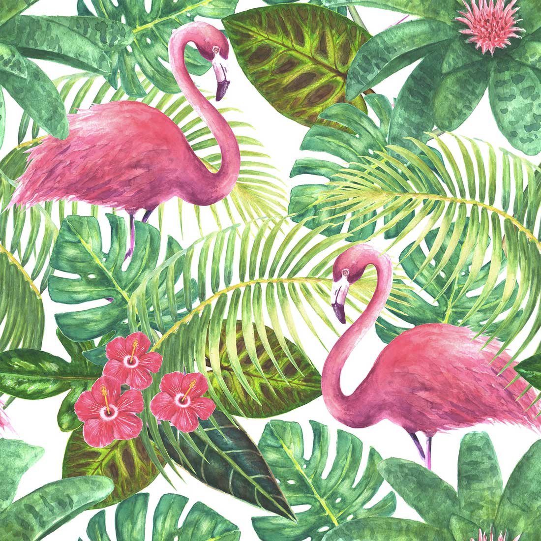 Tropical-Flamingo_FA-230818_Fasana Decoupage Paper Napkins - Tropical Flamingo - Image 1