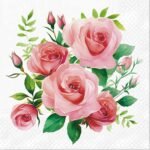 Decoupage Paper Napkins - Bouquet Of Roses