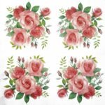 Decoupage Paper Napkins - Bouquet Of Roses - Image 2