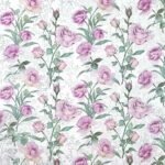 Decoupage Paper Napkins - Pink Roses On Silver - Image 2