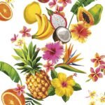 Decoupage Paper Napkins - Tropical Mix On White
