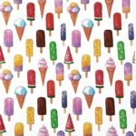 Decoupage Paper Napkins - Watercolour Ice Cream - Image 2