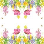 Decoupage Paper Napkins - Butterfly & Bee - Image 2